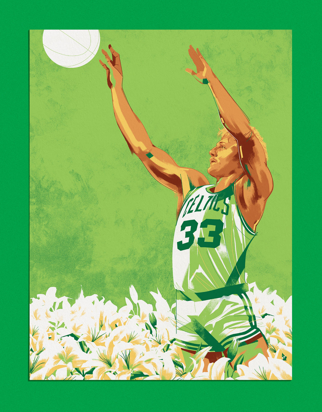 The Legend of Larry Bird Story (Screen Print)