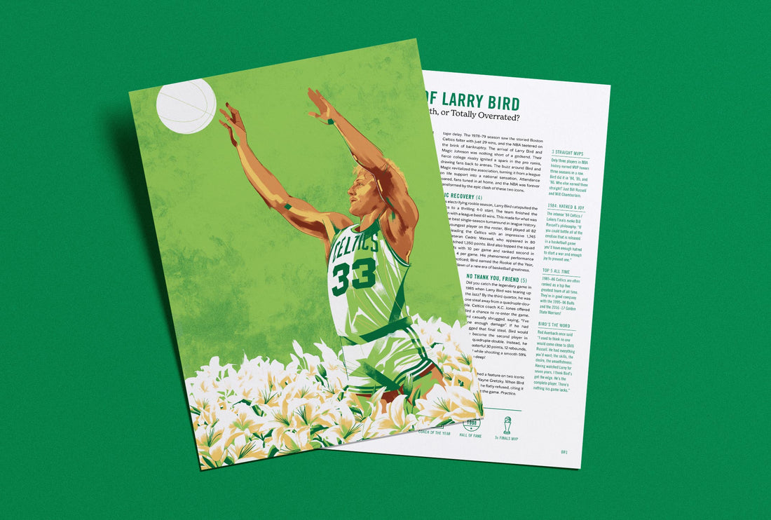 The Legend of Larry Bird Story (Screen Print)