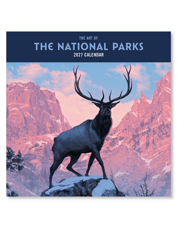 National Parks Calendar by Fifty-Nine Parks (2027)