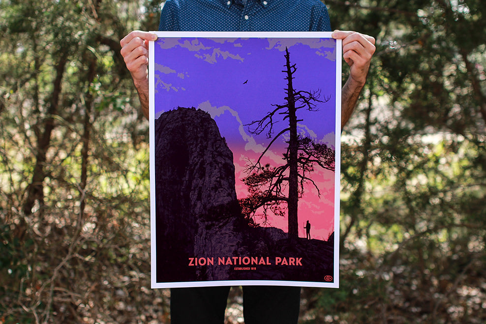 Zion National Park Poster