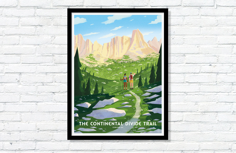 Continental Divide Trail Poster