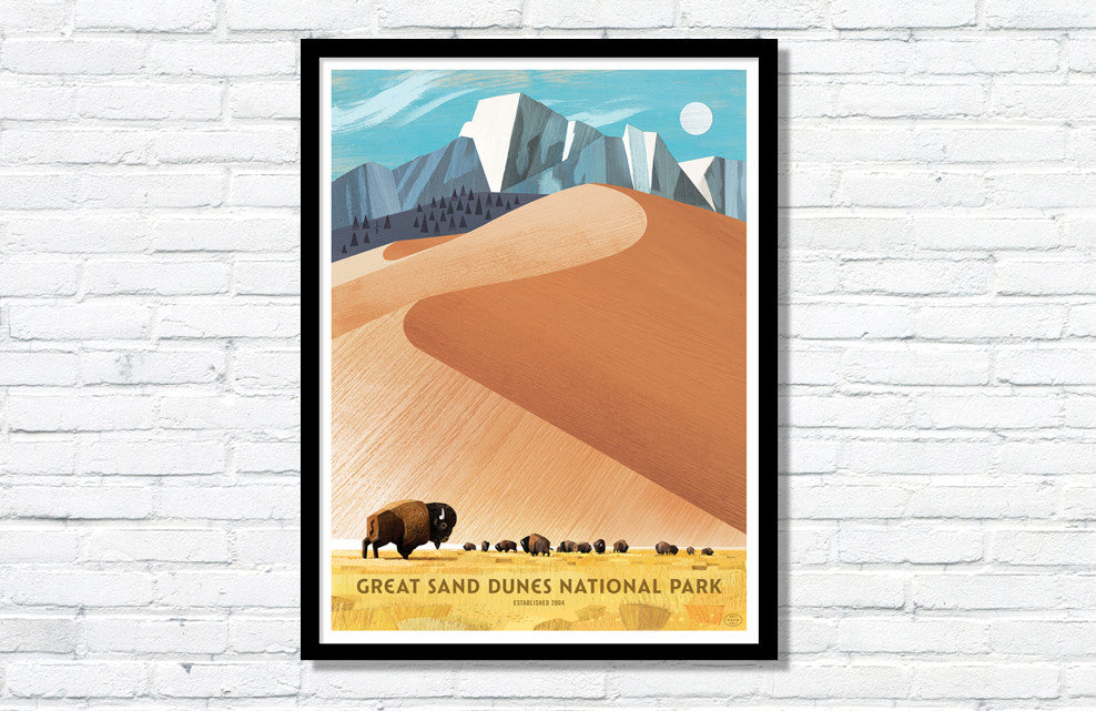 Great Sand Dunes National Park Poster