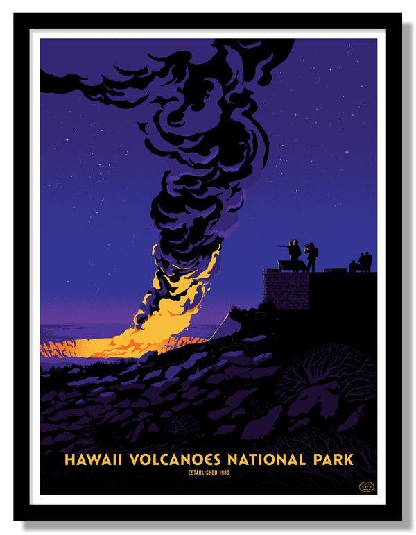 Hawaii Volcanoes National Park Poster