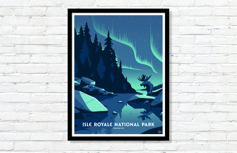 Isle Royale National Park Poster