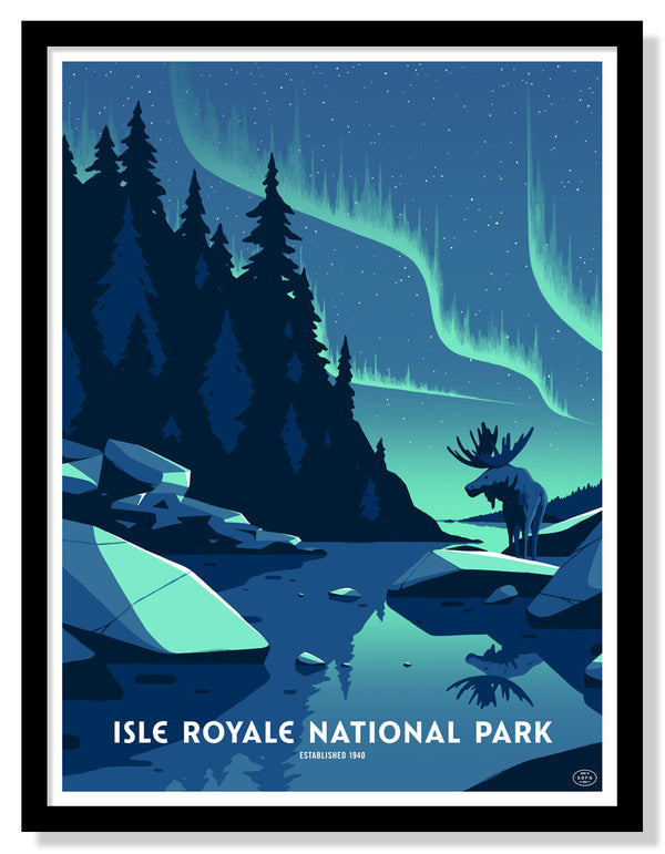 Isle Royale National Park Poster