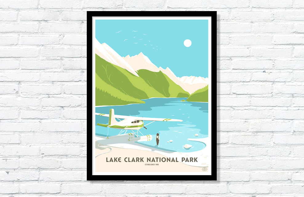 Lake Clark National Park Poster (Large Timed Edition)