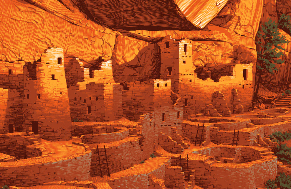 Mesa Verde National Park Poster (Large Timed Edition)