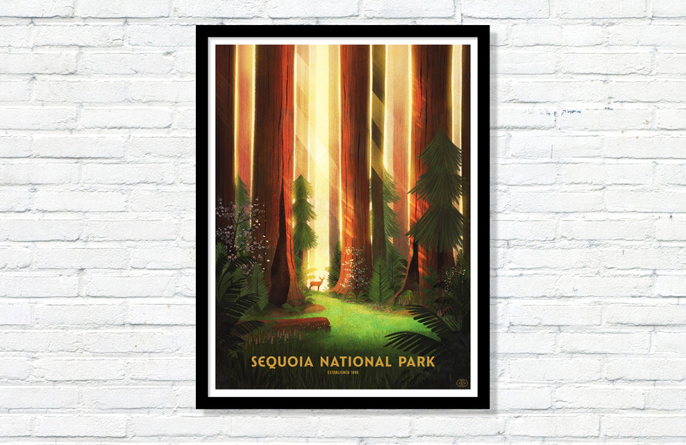 Sequoia National Park Poster