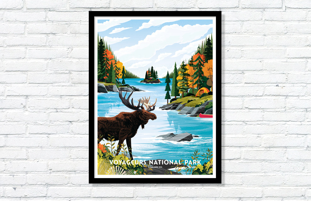 Voyageurs National Park Poster